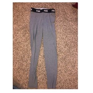 grey PINK leggings